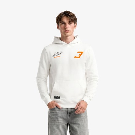 Max Verstappen Number 3 Hoodie – White