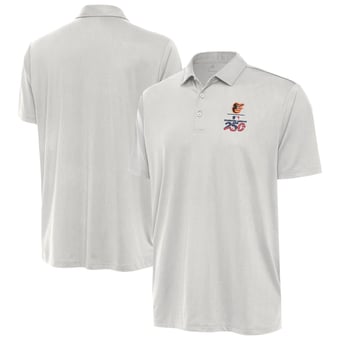 Men's Antigua White Baltimore Orioles Celebrating America's 250th Ellipse Polo