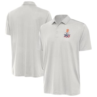 Men's Antigua White San Francisco Giants Celebrating America's 250th Ellipse Polo