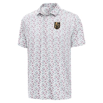 Men's Antigua White Vegas Golden Knights  All American Polo