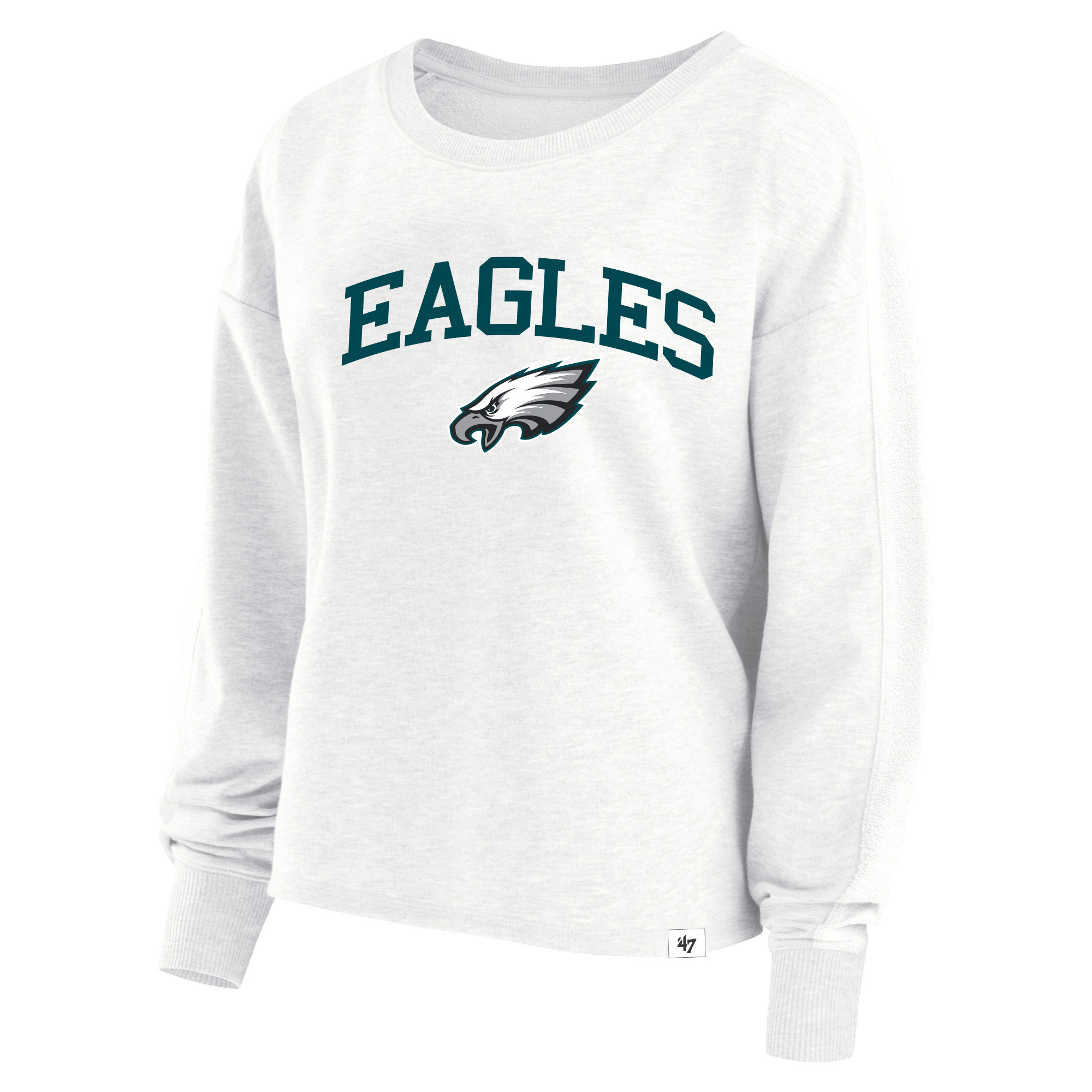 '47 Brand Women's Ash Philadelphia Eagles Plus Size Sydney Arch Game T-Shirt - Ash
