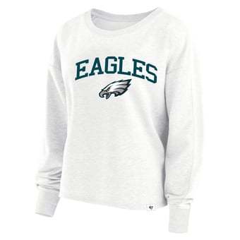 Women's '47 Ash Philadelphia Eagles Plus Size Sydney Arch Game T-Shirt