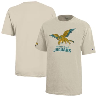 Youth Disney x Champion Oatmeal Jacksonville Jaguars Pepita T-Shirt