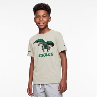 Youth Disney x Champion Oatmeal Philadelphia Eagles Doctor Doom T-Shirt