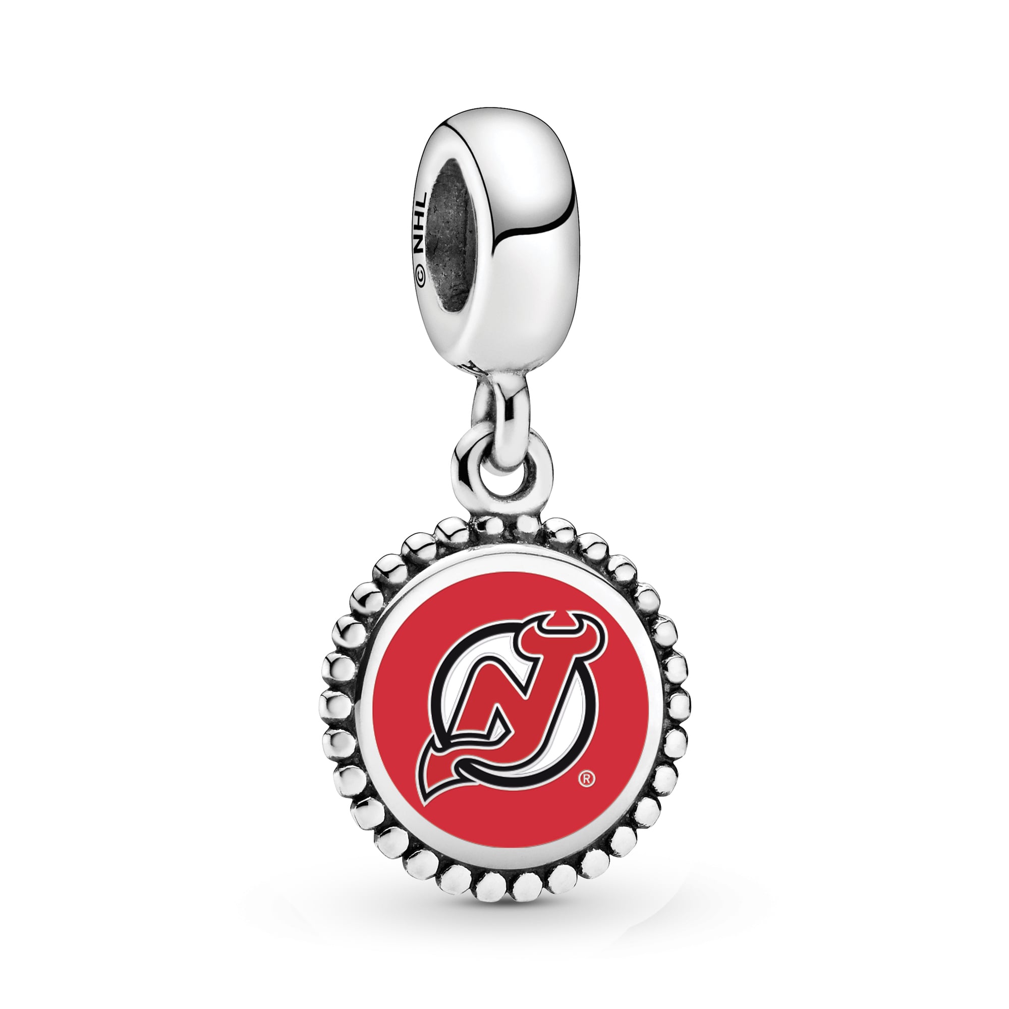 Pandora New Jersey Devils Modern Color Dangle Charm