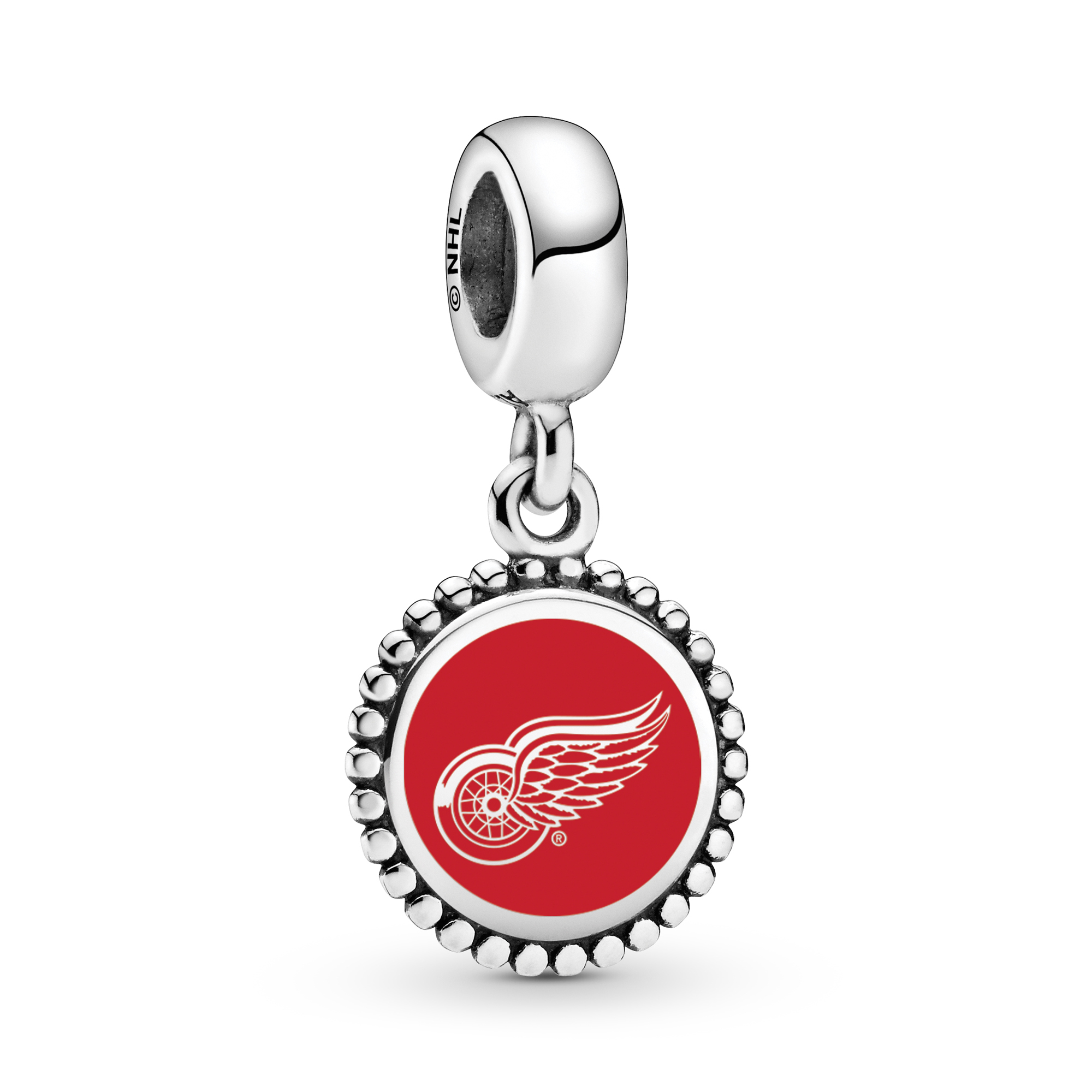 Pandora Detroit Red Wings Modern Color Dangle Charm