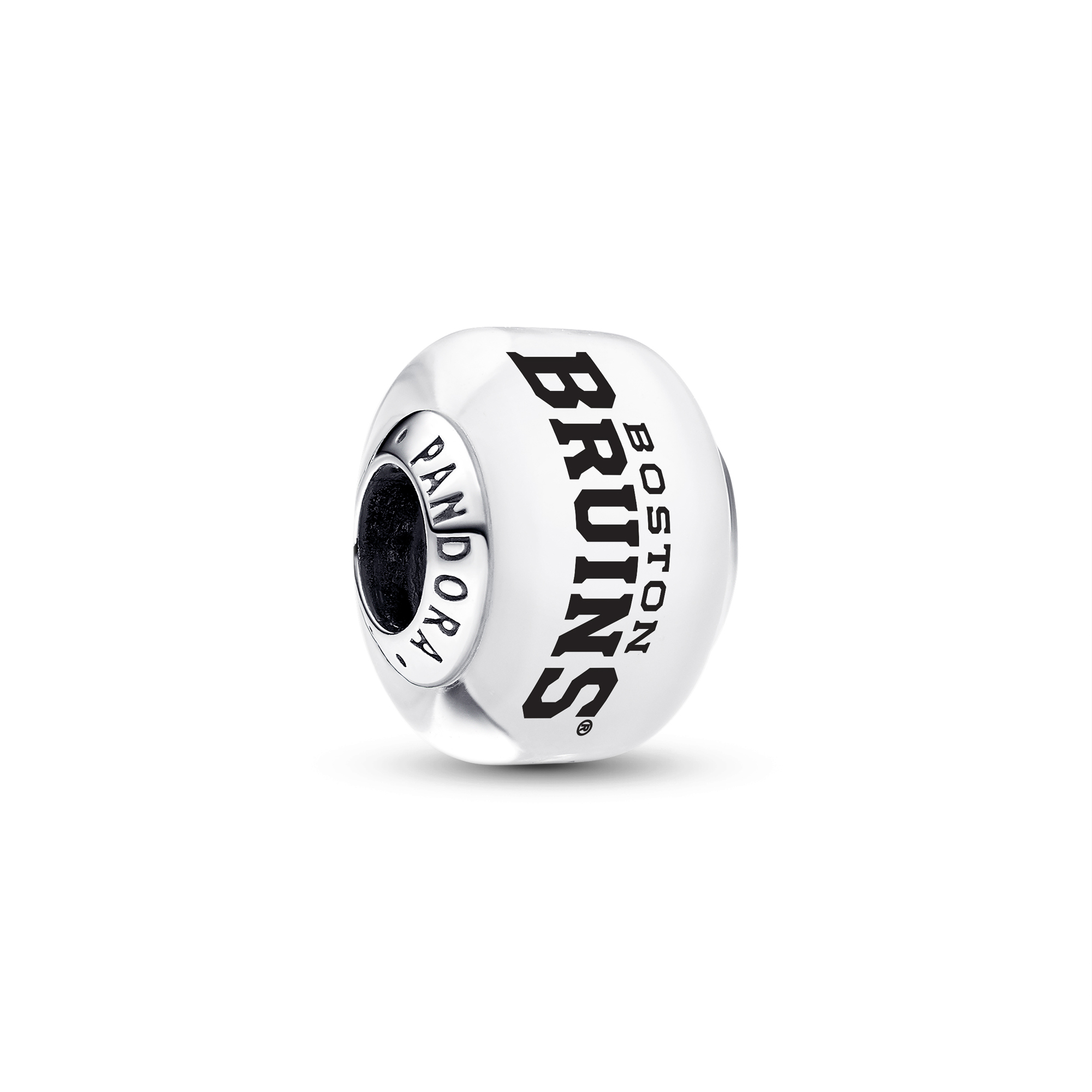 Pandora Boston Bruins Glass Murano Charm