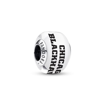 Pandora Chicago Blackhawks Glass Murano Charm