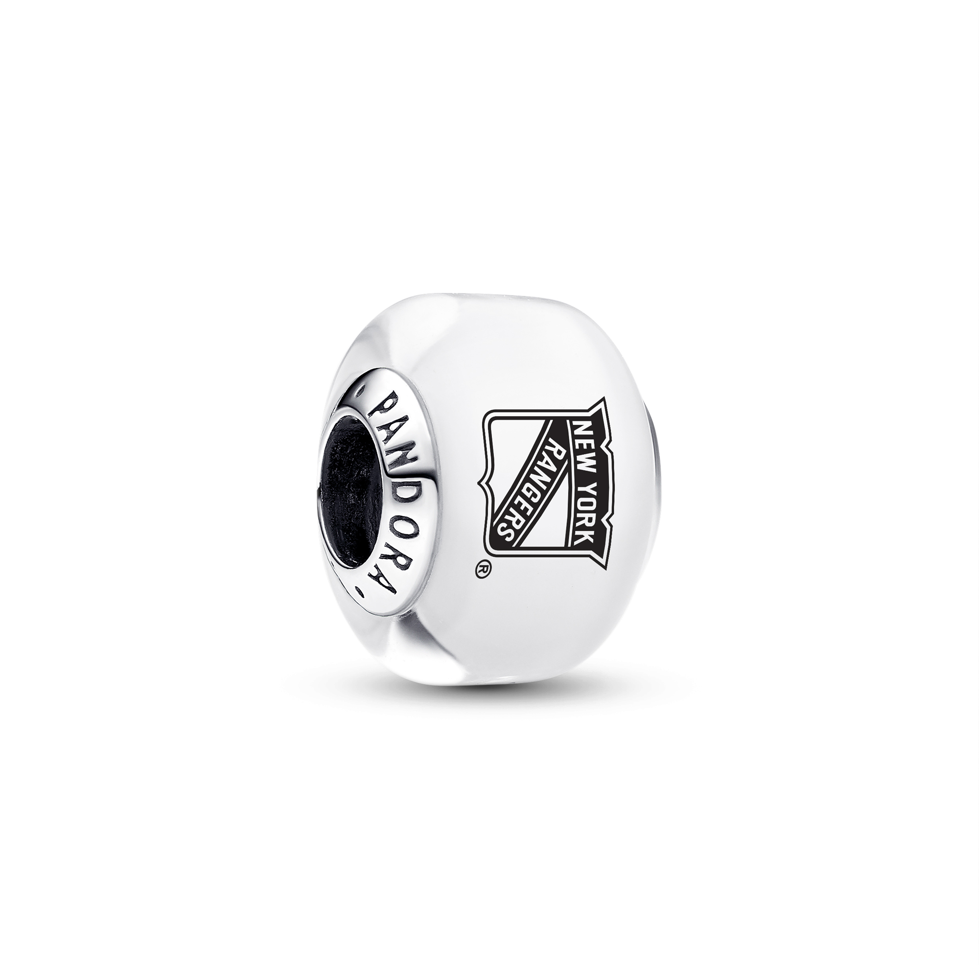 Pandora New York Rangers Glass Murano Charm
