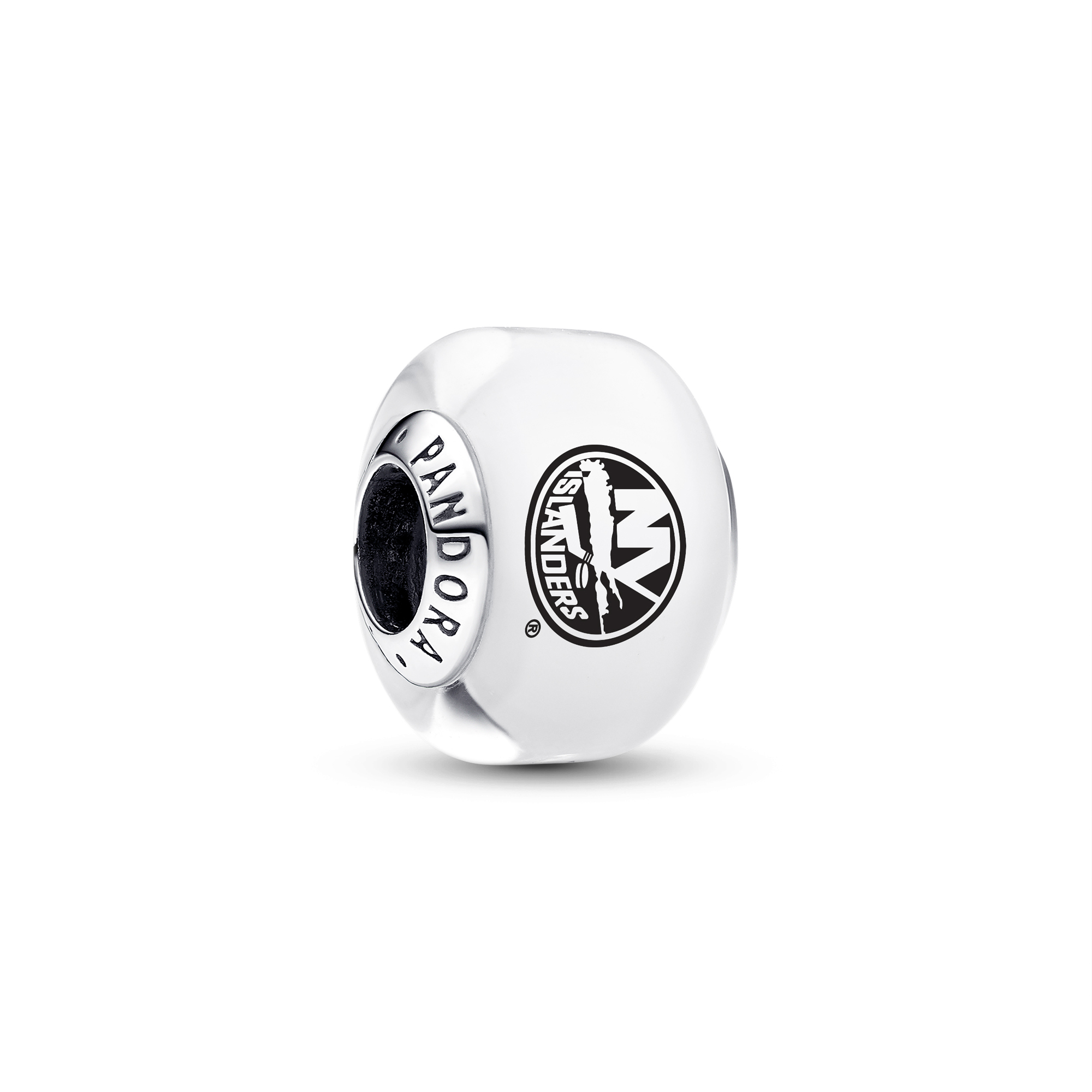Pandora New York Islanders Glass Murano Charm