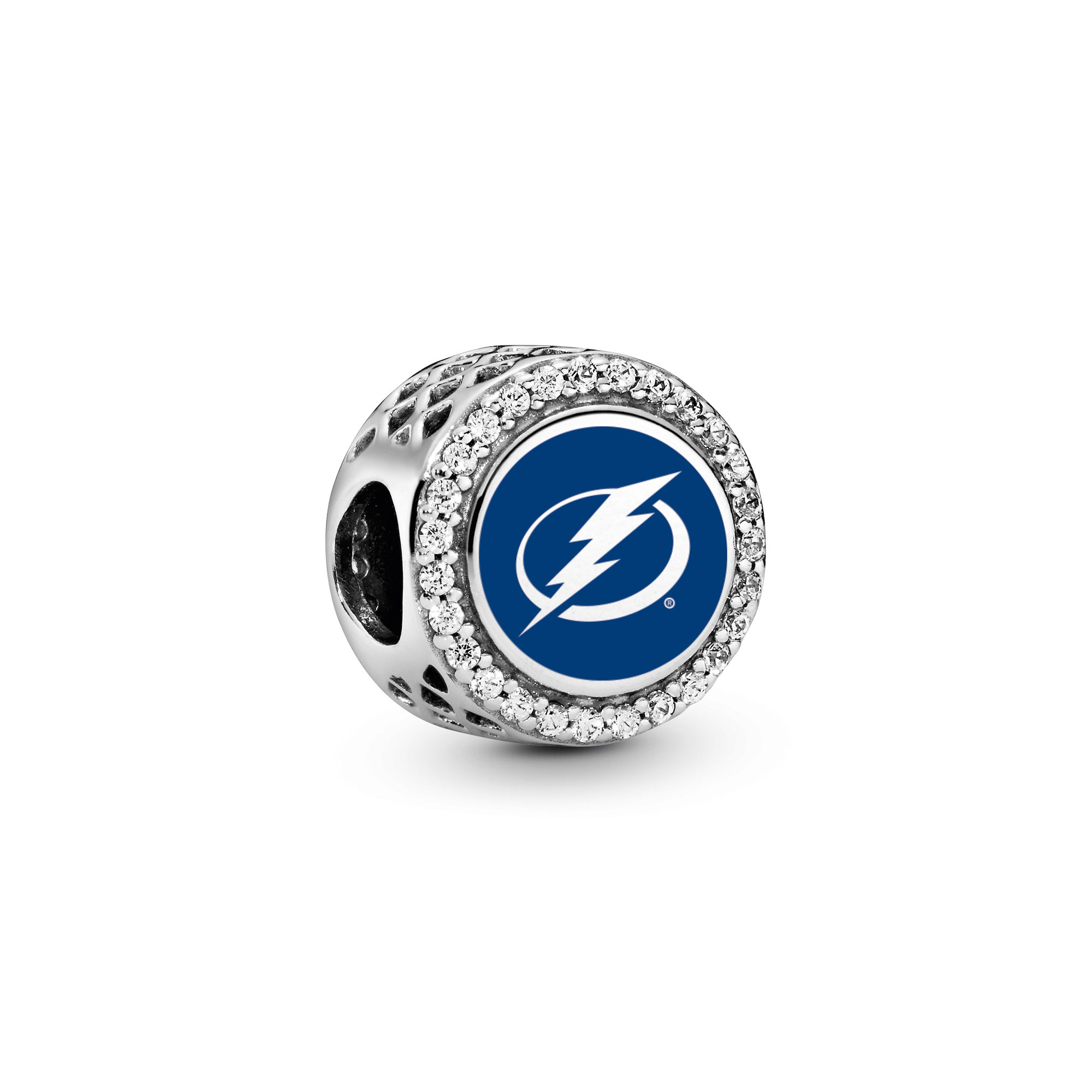 Pandora Tampa Bay Lightning Color Button Charm