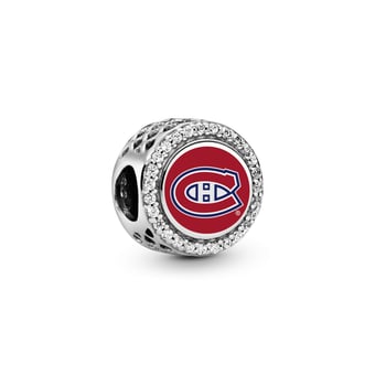 Pandora Montreal Canadiens Color Button Charm