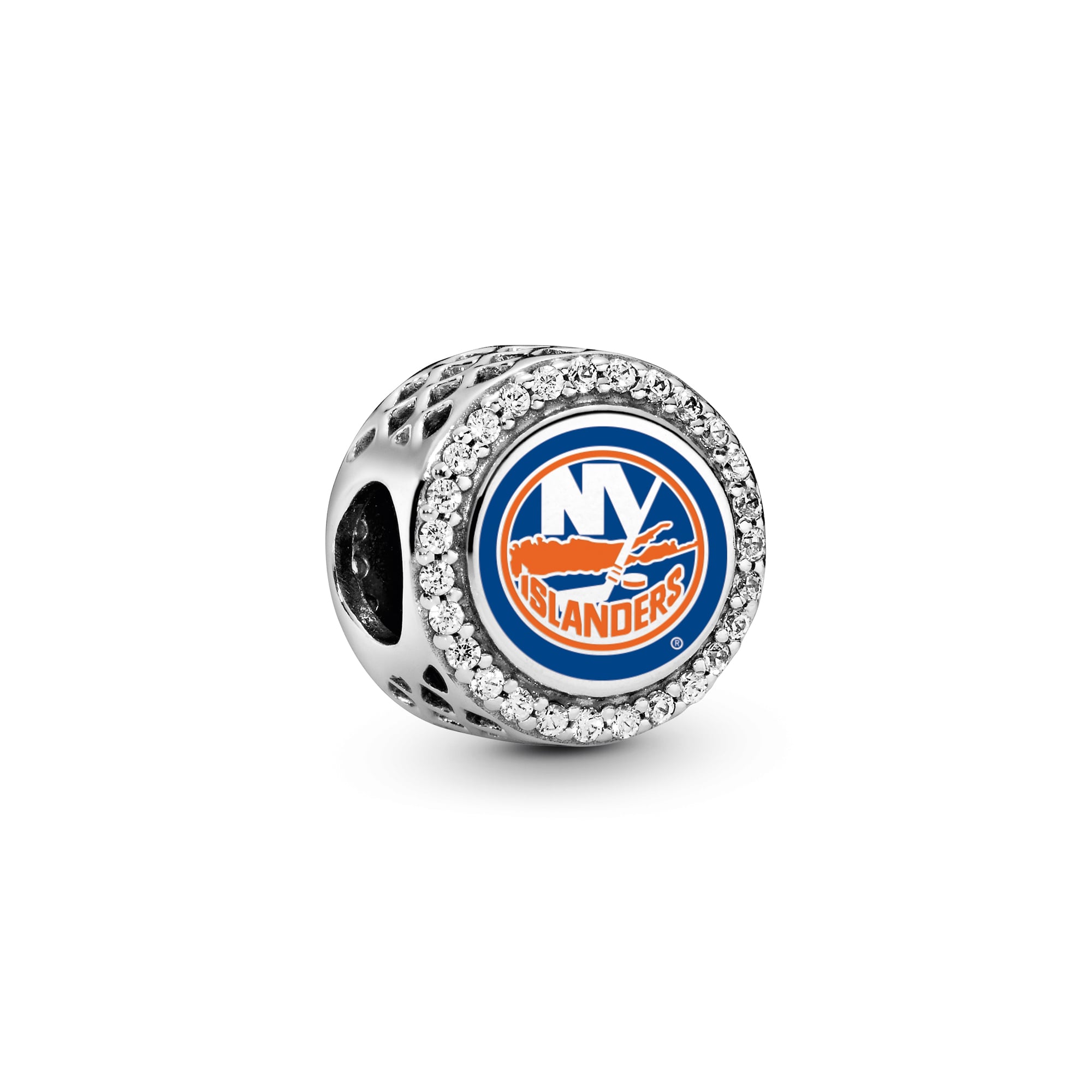 Pandora New York Islanders Color Button Charm