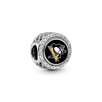 Pandora Pittsburgh Penguins Color Button Charm