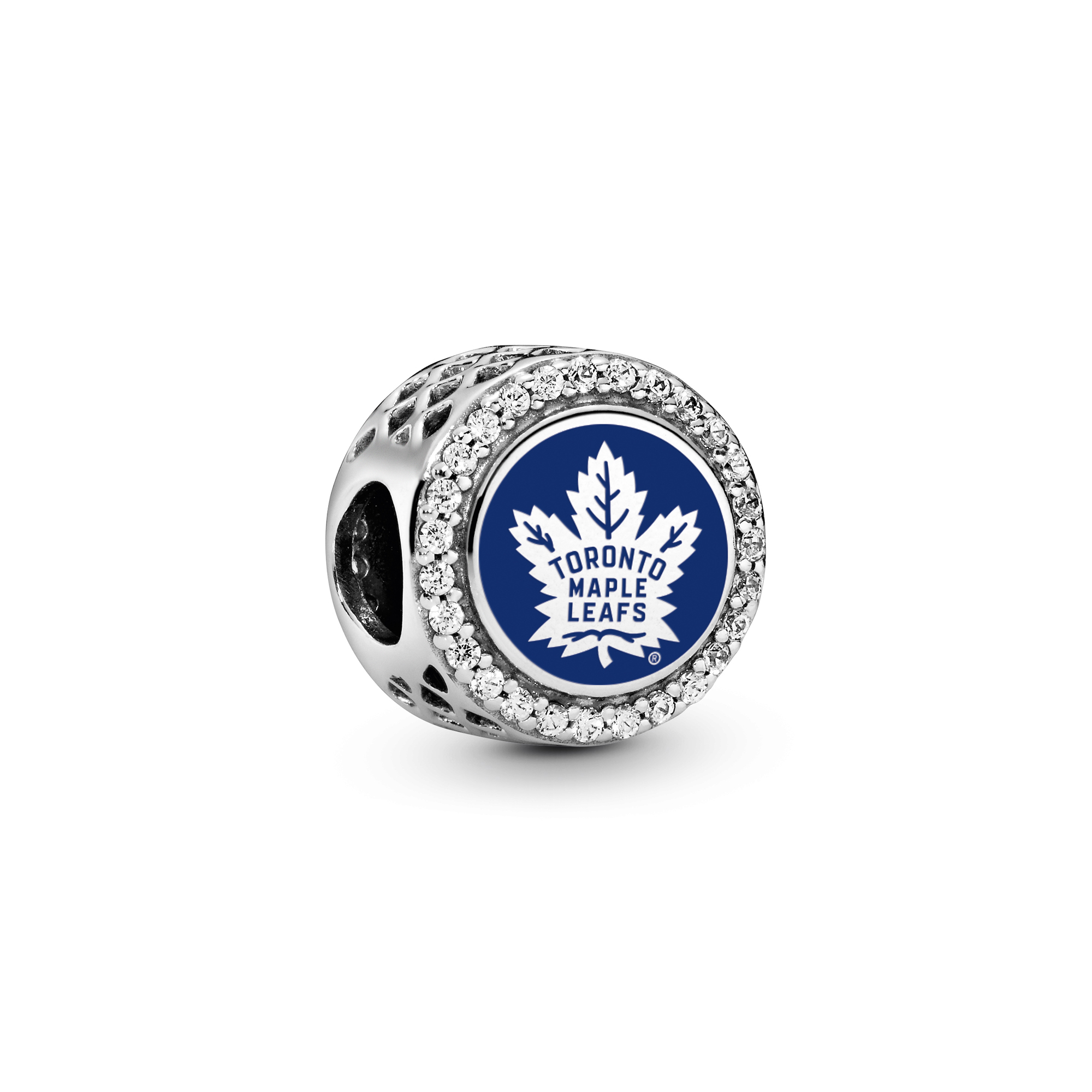 Pandora Toronto Maple Leafs Color Button Charm