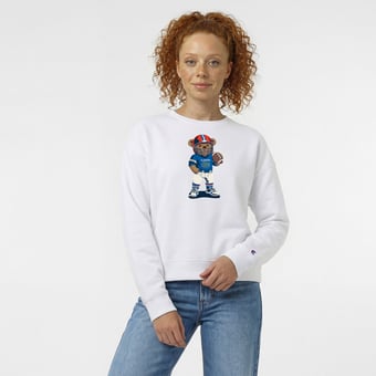 Women's Champion  White Florida Gators Teddy Bear Sweatshirt