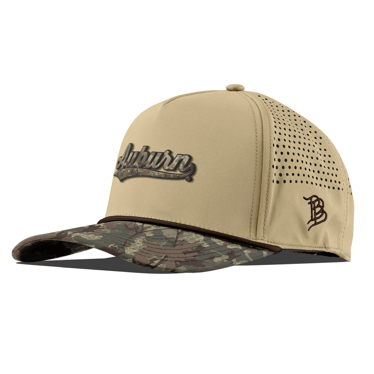 Unisex Branded Bills Tan Auburn Tigers Timber Camo Adjustable Hat