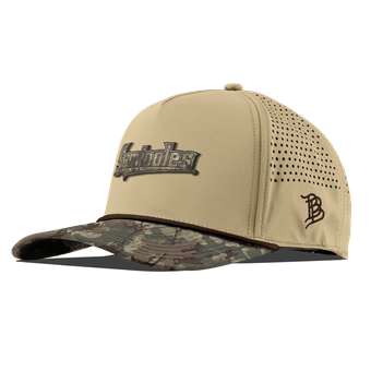 Unisex Branded Bills Tan Florida State Seminoles Timber Camo Adjustable Hat