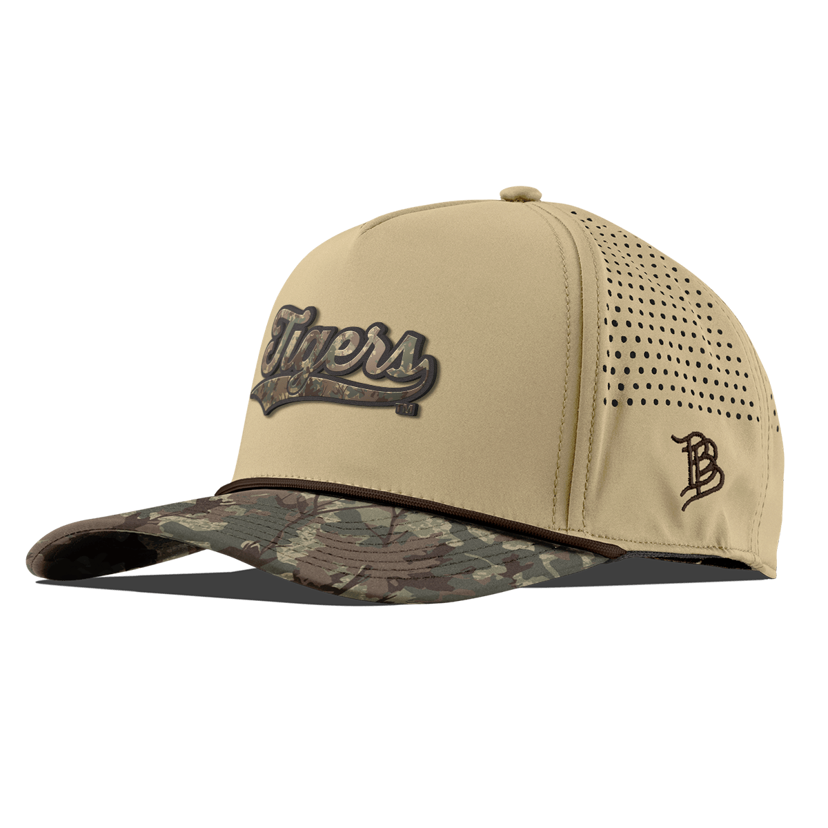 Unisex Branded Bills Tan LSU Tigers Timber Camo Adjustable Hat