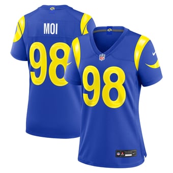 Women's Nike Jaxson Moi  Royal Los Angeles Rams Team Game Jersey