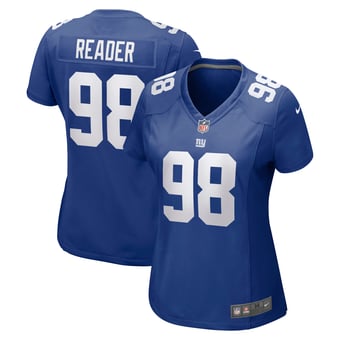 Women's Nike D.J. Reader  Royal New York Giants Team Game Jersey