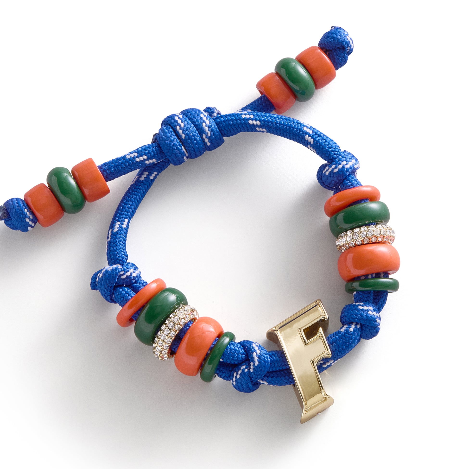 BaubleBar Florida Gators Paracord Beaded Bracelet