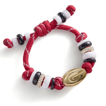 BaubleBar Georgia Bulldogs Paracord Beaded Bracelet