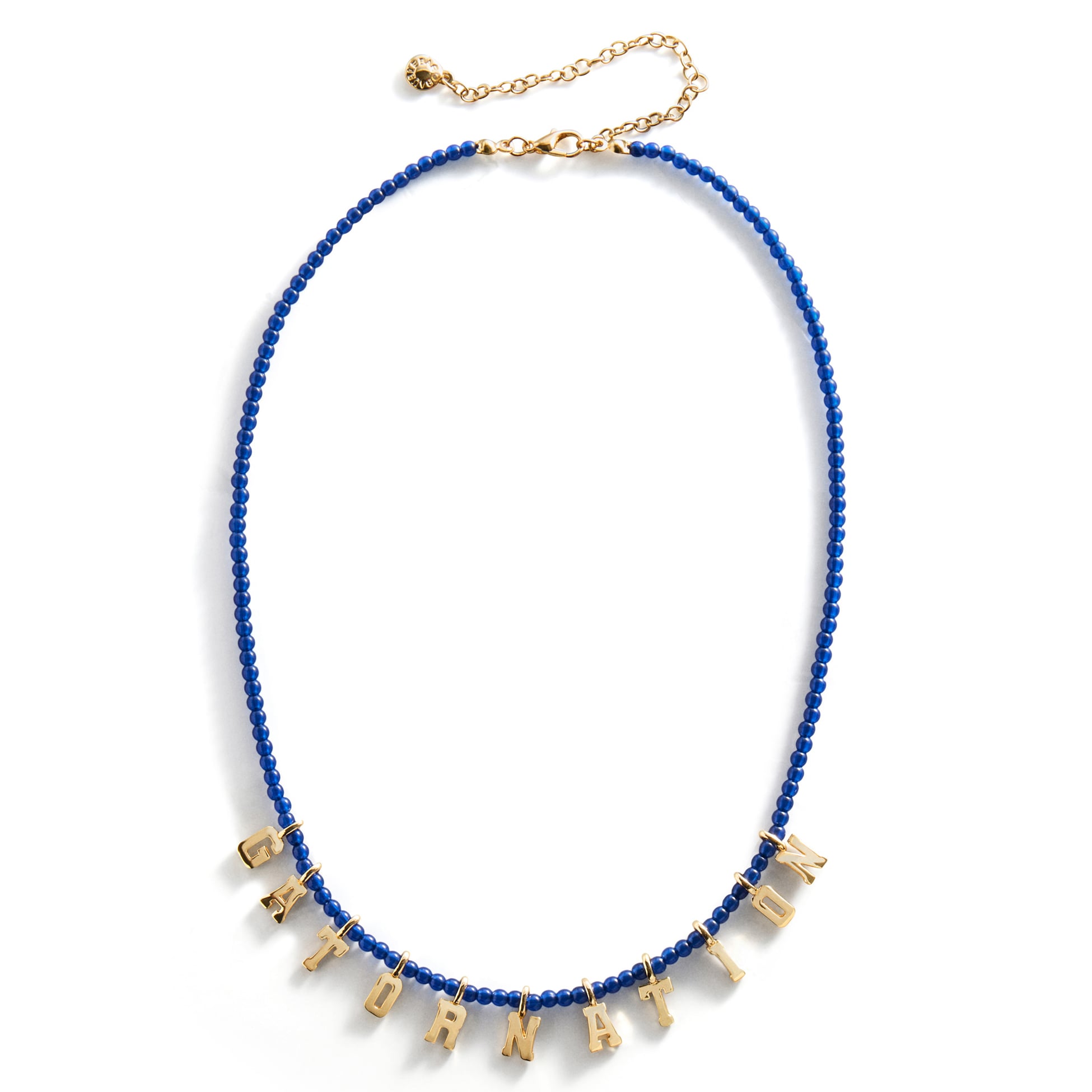BaubleBar Florida Gators Delicate Beaded Slogan Necklace