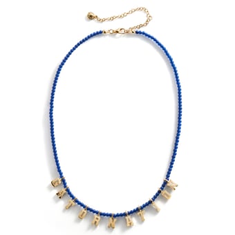 BaubleBar Florida Gators Delicate Beaded Slogan Necklace