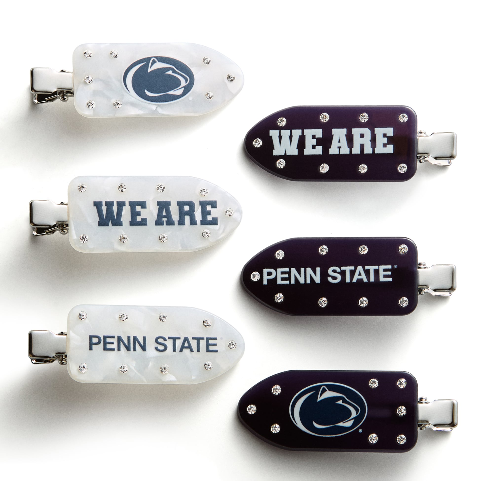 BaubleBar Penn State Nittany Lions Six-Piece Hair Clips Set