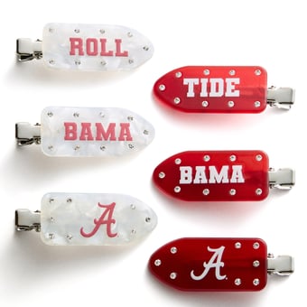 BaubleBar Alabama Crimson Tide Six-Piece Hair Clips Set