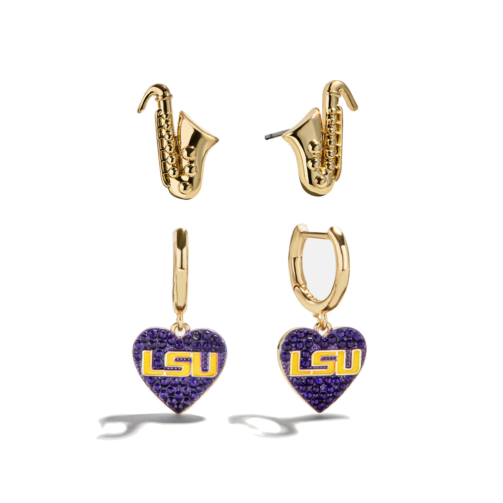 BaubleBar LSU Tigers 2 Piece Earring Set