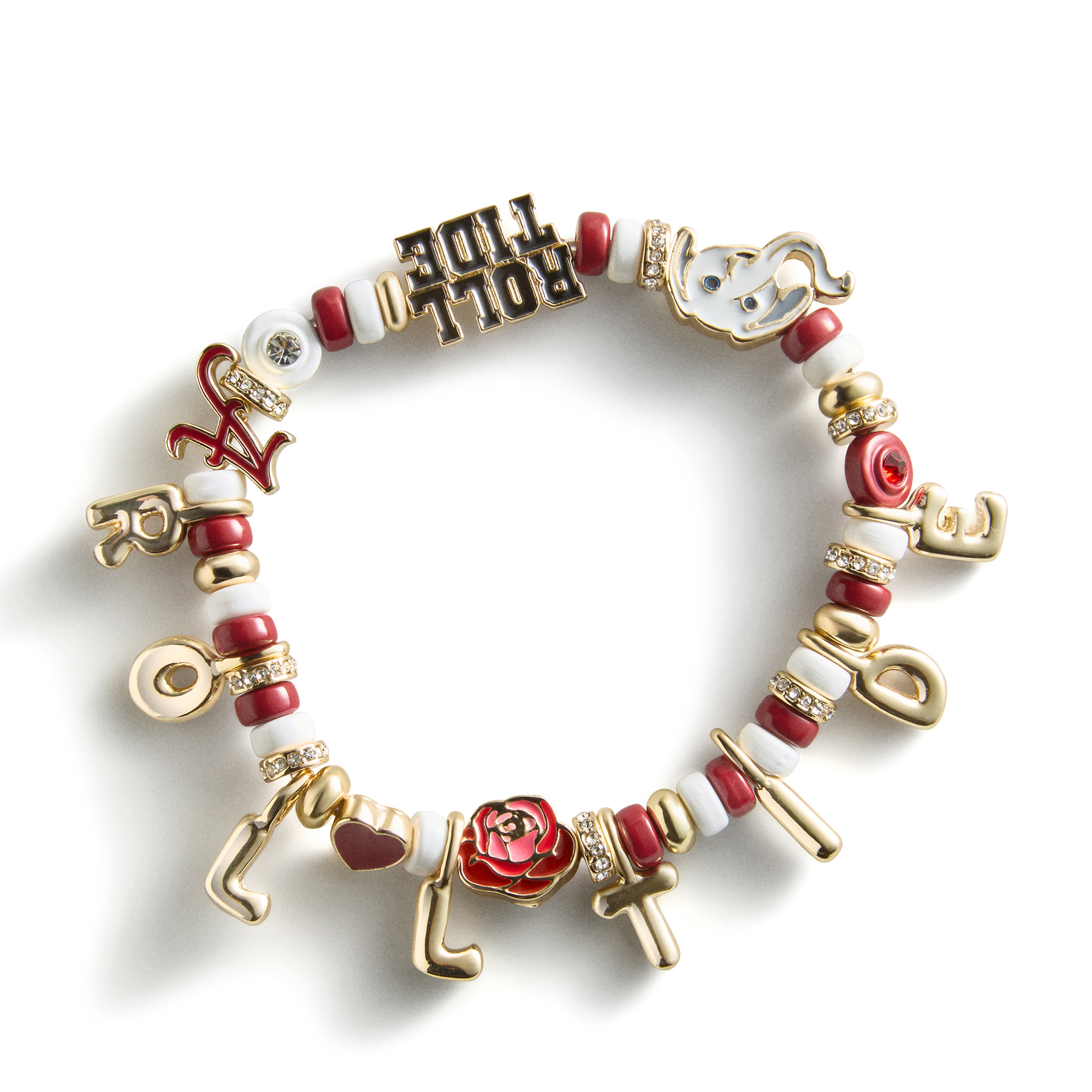BaubleBar Alabama Crimson Tide Motif Slogan Bracelet BaubleBar Alabama Crimson Tide Motif Slogan Bracelet