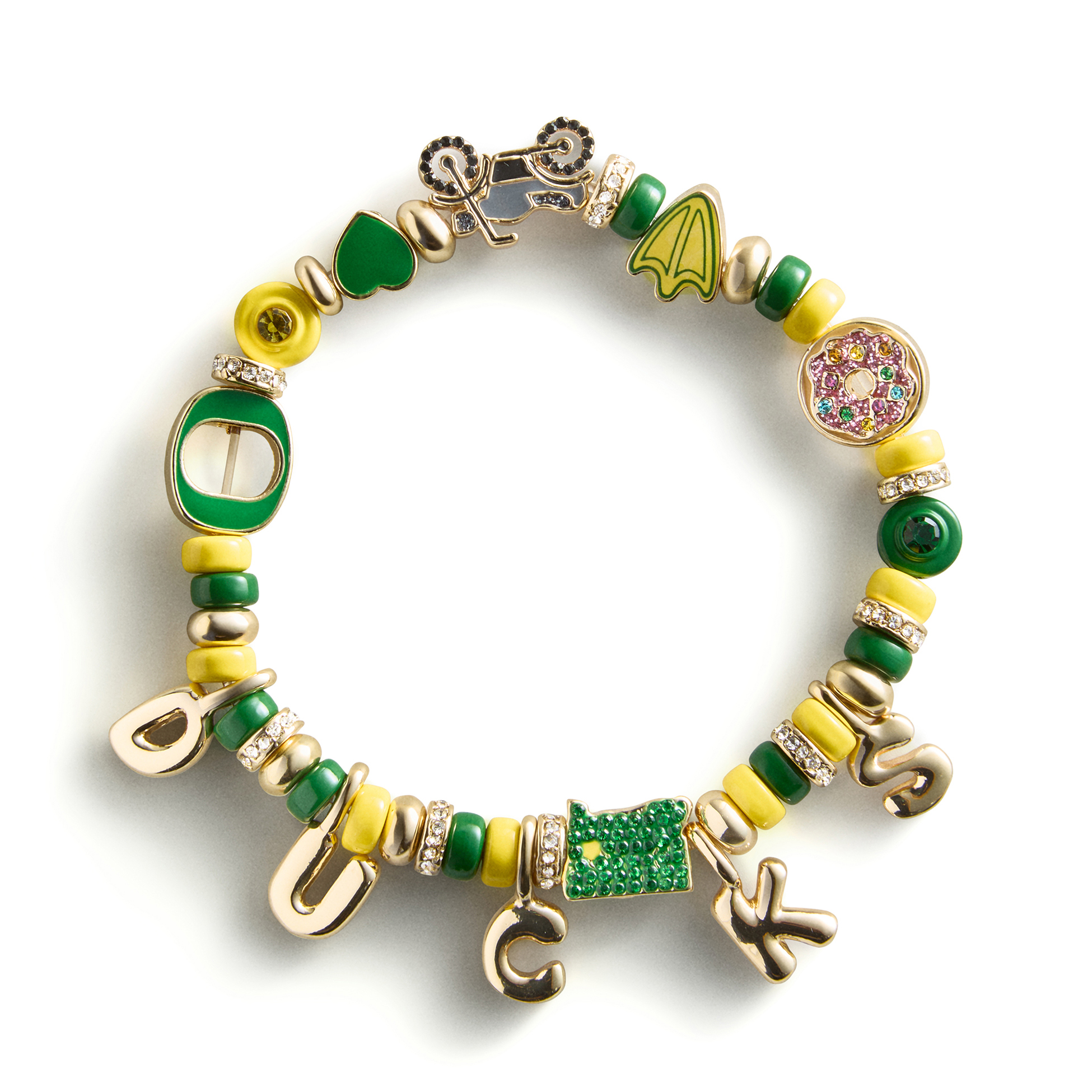 BaubleBar Oregon Ducks Motif Slogan Bracelet