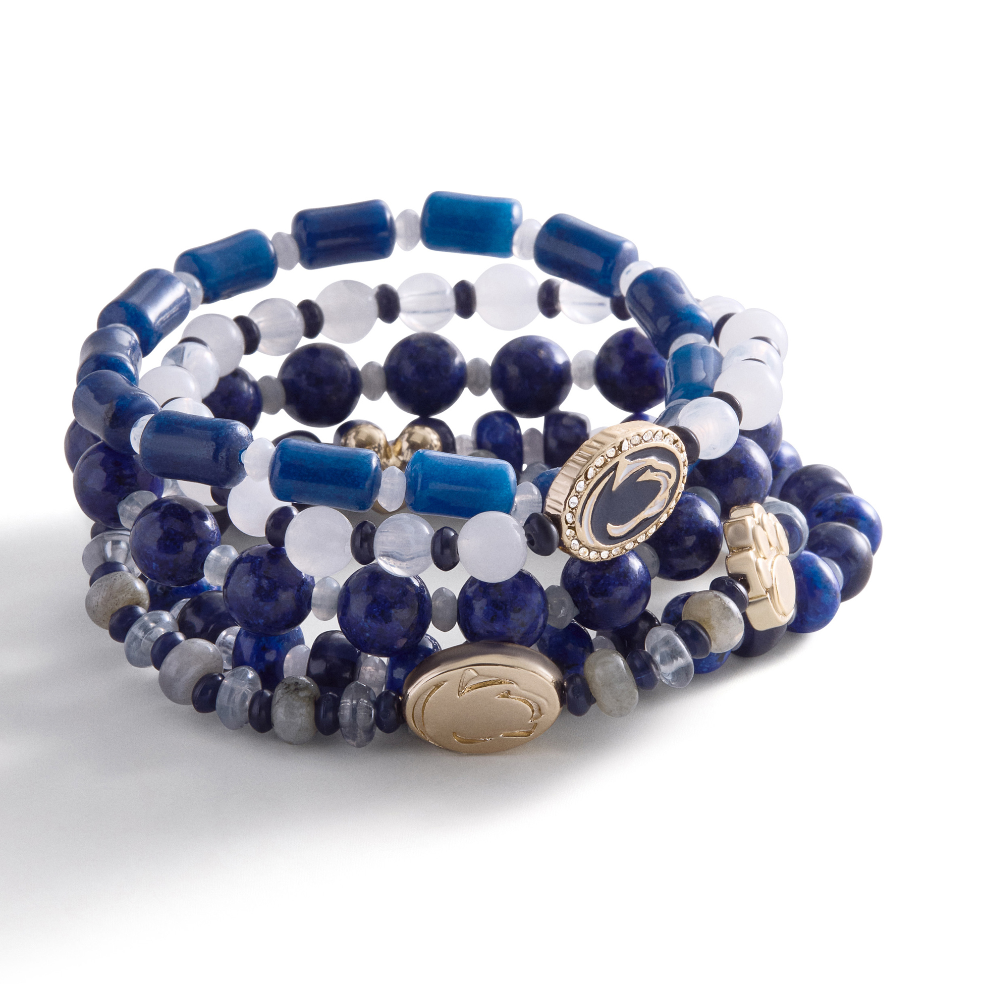 BaubleBar Penn State Nittany Lions Five-Piece Bracelet Set