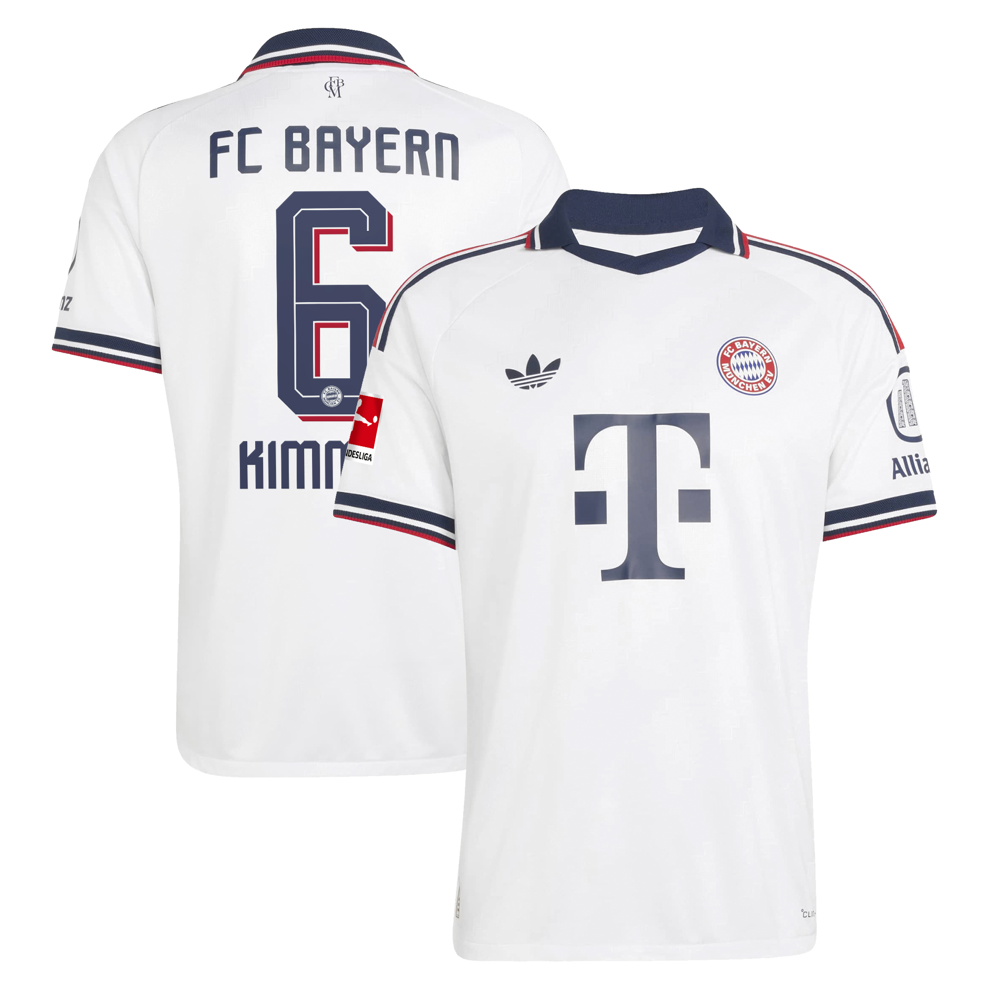 Men's adidas Joshua Kimmich White Bayern Munich 2026/27 Away On-Field Authentic Jersey