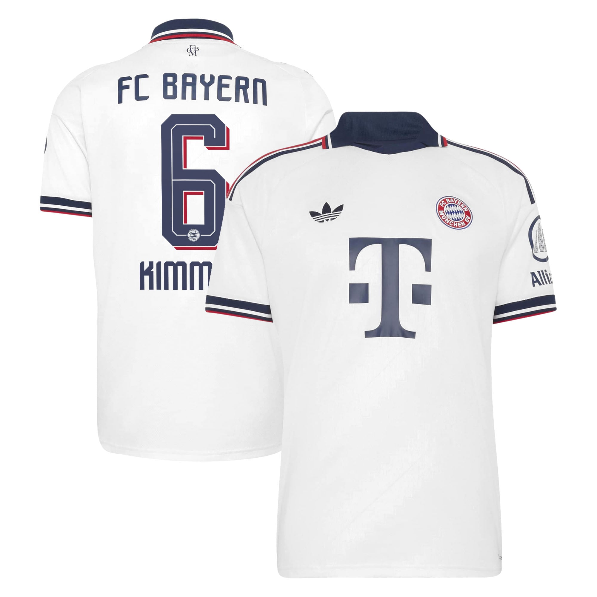 Men's adidas Joshua Kimmich White Bayern Munich 2026/27 Away Replica Jersey