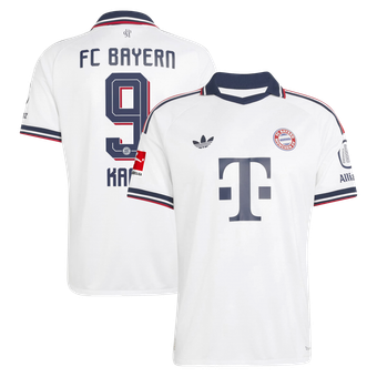 Men's adidas Harry Kane White Bayern Munich 2026/27 Away On-Field Authentic Jersey