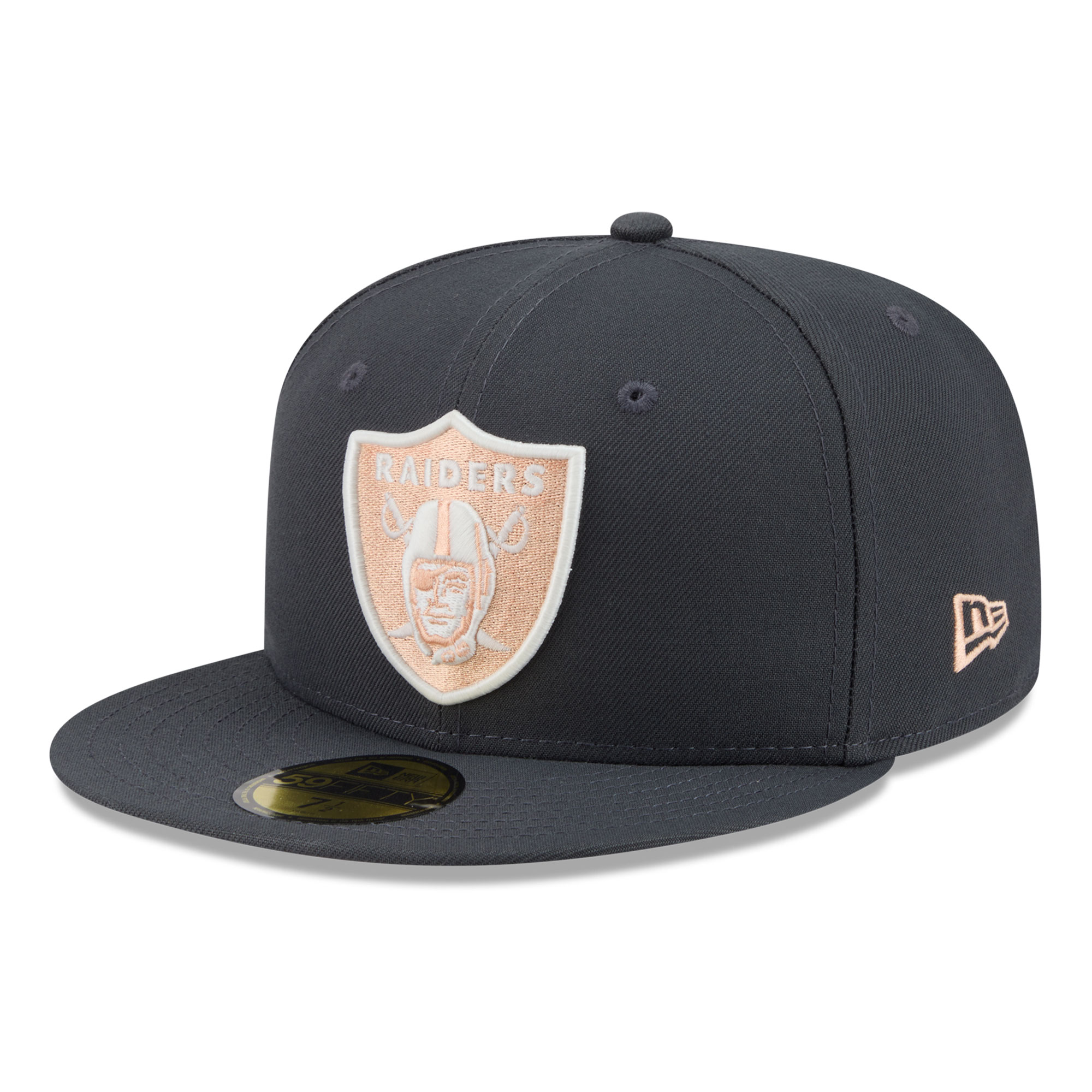 New Era Men's Gray Las Vegas Raiders Fall Glow 59FIFTY Fitted Hat - Gray