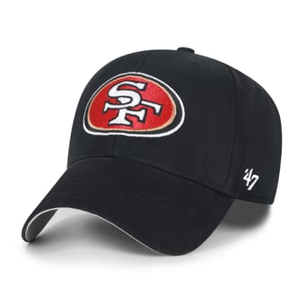 Youth '47 Black San Francisco 49ers MVP Adjustable Hat