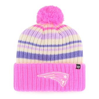 Youth '47 Pink New England Patriots Snow Fort Cuffed Knit Hat