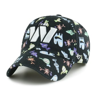 Preschool '47 Black Washington Commanders Space Critter Clean Up Adjustable Hat