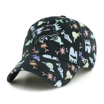 Preschool '47 Black Detroit Lions Space Critter Clean Up Adjustable Hat