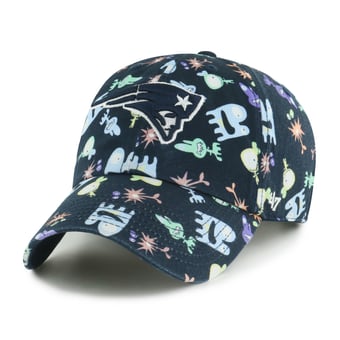 Preschool '47 Navy New England Patriots Space Critter Clean Up Adjustable Hat
