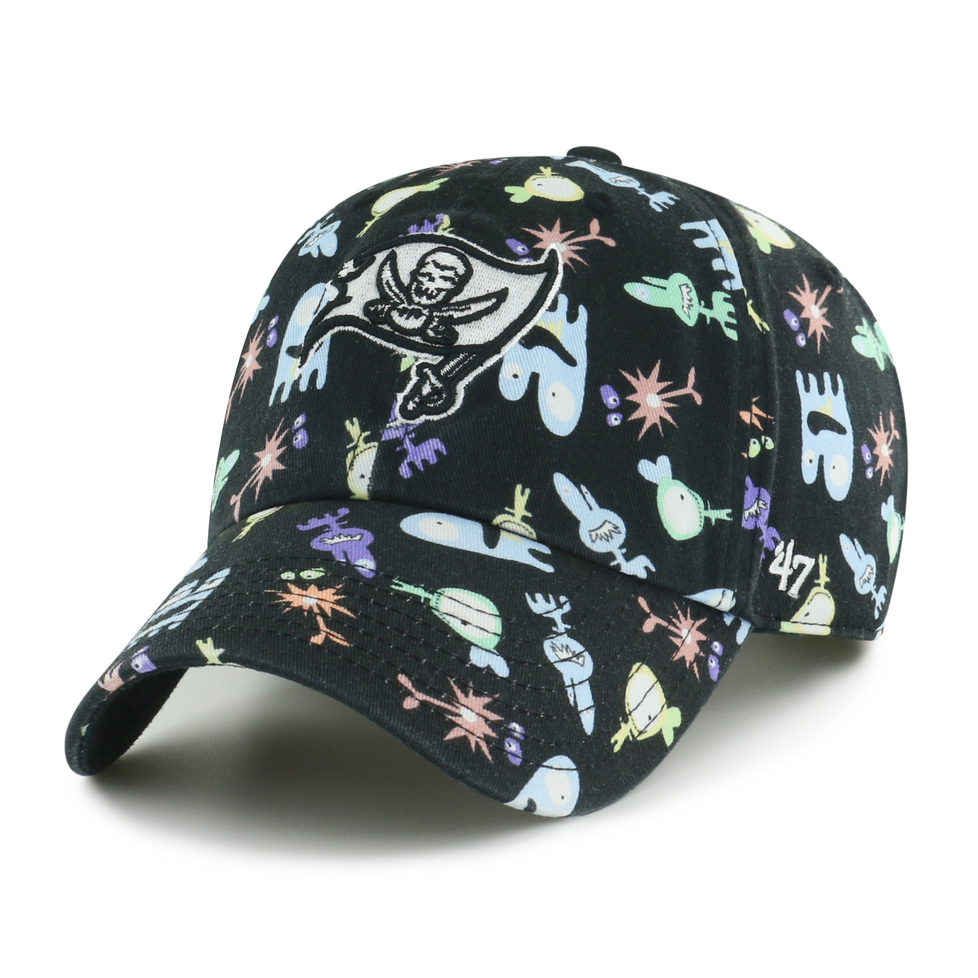 Preschool '47 Black Tampa Bay Buccaneers Space Critter Clean Up Adjustable Hat