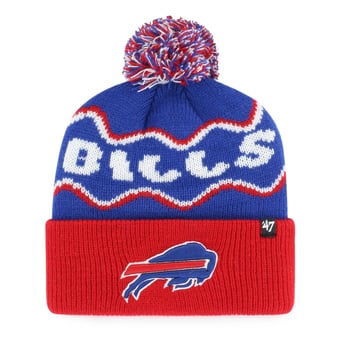 Preschool '47 Royal Buffalo Bills Squiggle Script Cuffed Knit Hat