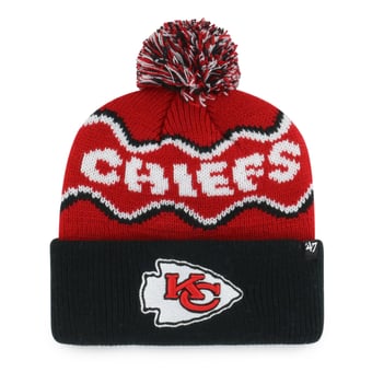 Preschool '47 Red Kansas City Chiefs Squiggle Script Cuffed Knit Hat