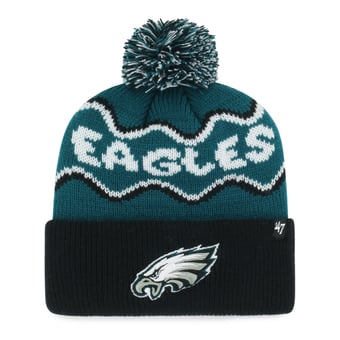 Preschool '47 Midnight Green Philadelphia Eagles Squiggle Script Cuffed Knit Hat