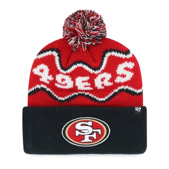 Preschool '47 Scarlet San Francisco 49ers Squiggle Script Cuffed Knit Hat