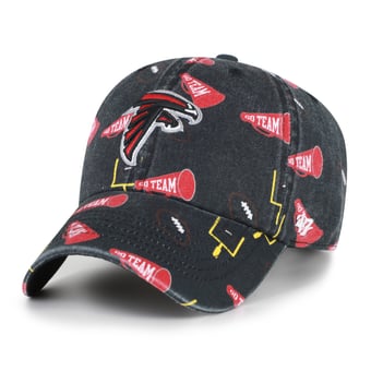 Youth '47  Black Atlanta Falcons Stomping Ground Clean Up Adjustable Hat